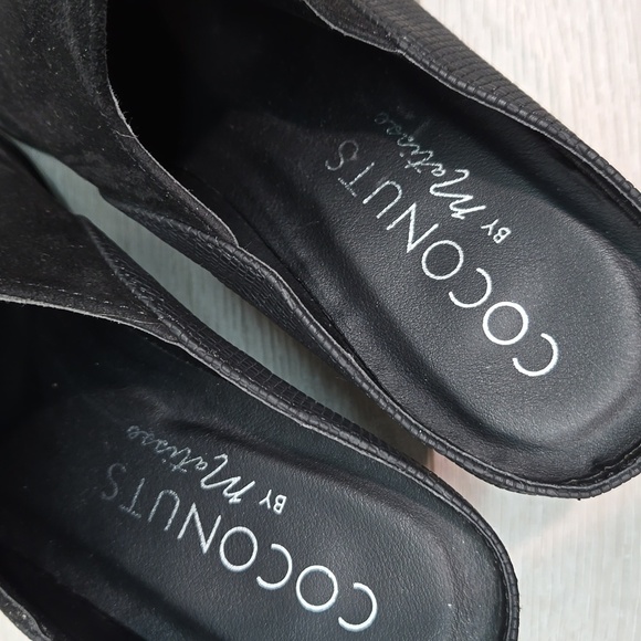 Coconut by Matisse Women Leave IT Pionted Toe mule Heels shoes sz 10M - Picture 7 of 12